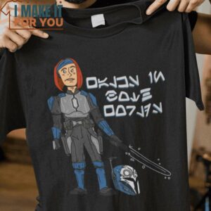 Walks in Both Worlds Bo-Katan Kryze Star Wars T-Shirt, Vintage Halloween Tee for Men