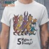5 Nights at Freddy’s Video Game T-Shirt, Vintage Halloween Tee for Men