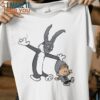 Donnie Calvin and Hobbes Frank the Bunny Donnie Darko T-Shirt, Vintage Halloween Tee for Men