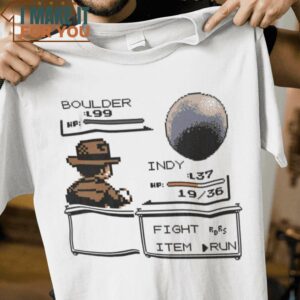 Fight Run Indiana Jones and the Temple of Doom T-Shirt, Vintage Halloween Tee for Men