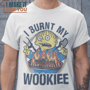 I Burnt My Wookiee The Simpsons T-Shirt, Vintage Halloween Tee for Men