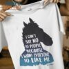 To Like Me BoJack Horseman T-Shirt, Vintage Halloween Tee for Men