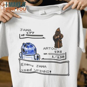 Utinni Jawa Star Wars T-Shirt, Vintage Halloween Tee for Men