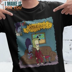 Buttlejuice Horror T-Shirt, Vintage Halloween Graphic Tee