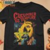 Cucumber vs Vampurr Cat T-Shirt, Vintage Halloween Graphic Tee