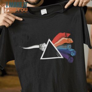 Dark Side Of The Dice Dungeons and Dragons T-Shirt, Vintage Halloween Graphic Tee