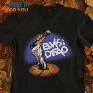 Elvis Is Not Dead Horror T-Shirt, Vintage Halloween Graphic Tee