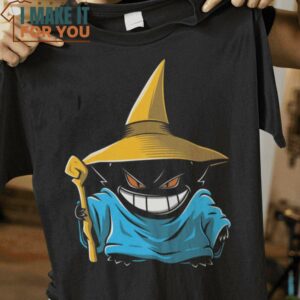 GG Wizard Gengar Pokemon T-Shirt, Vintage Halloween Graphic Tee