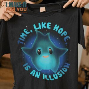 Hope Is An Illusion Lumalee Super Mario Galaxy T-Shirt, Vintage Halloween Graphic Tee