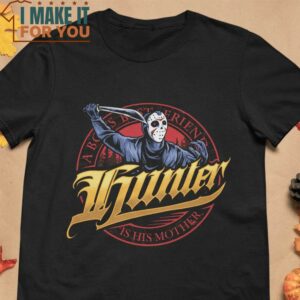 Hunter Jason Voorhees Friday the 13th T-Shirt, Vintage Halloween Graphic Tee