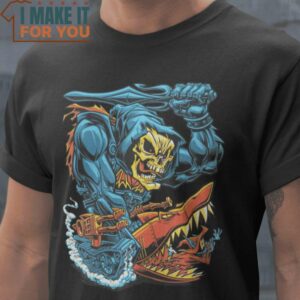 Landshark – Madfab He-Man & Masters Of The Universe T-Shirt, Vintage Halloween Graphic Tee