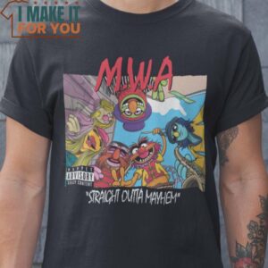 Straight Outta Mayhem The Muppets T-Shirt, Vintage Halloween Graphic Tee
