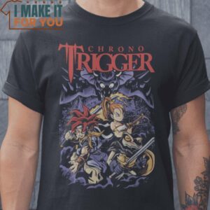 Trigger Heavy Metal Chrono Trigger T-Shirt, Vintage Halloween Graphic Tee