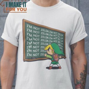 I’m Not Zelda The Legend of Zelda T-Shirt, Vintage Halloween Graphic Tee