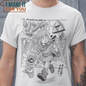 Link Comic The Legend of Zelda T-Shirt, Vintage Halloween Graphic Tee