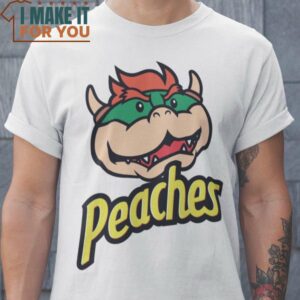 Peaches Bowser super Mario T-Shirt, Vintage Halloween Graphic Tee