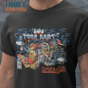 80s Toon Kart 80s Characters T-Shirt, Retro Halloween Graphic Tee 80s Toon Kart 80s Characters T-Shirt, Retro Halloween Graphic Tee