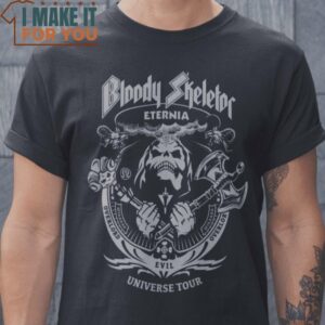 Bloody Skeletor He-Man and Masters Of The Universe T-Shirt, Retro Halloween Graphic Tee Bloody Skeletor He-Man and Masters Of The Universe T-Shirt, Retro Halloween Graphic Tee