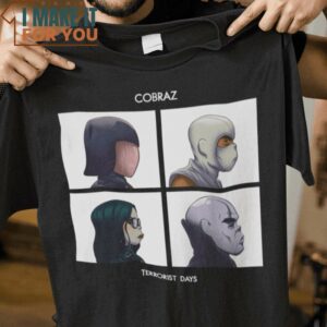 Cobraz Terrorist Days Demon Day G.I Joe Mashup T-Shirt, Retro Halloween Graphic Tee