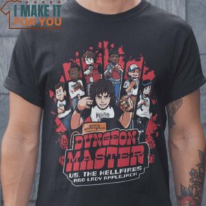DM vs The Hellfires Stranger Things T-Shirt, Retro Halloween Graphic Tee DM vs The Hellfires Stranger Things T-Shirt, Retro Halloween Graphic Tee