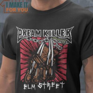 Dream Killer Horror T-Shirt, Retro Halloween Graphic Tee