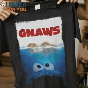 Gnaws Jaws The Muppet Mashup T-Shirt, Retro Halloween Graphic Tee