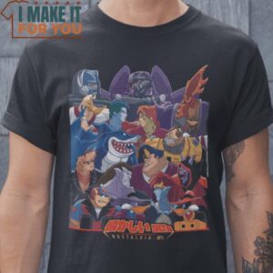 Good vs Evil 90’s Characters T-Shirt, Retro Halloween Graphic Tee