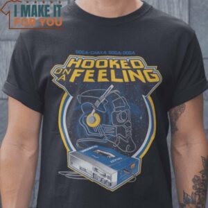 Hooked On A Feeling Star-Lord Guardians of the Galaxy T-Shirt, Retro Halloween Graphic Tee