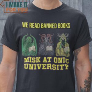 Miskatonic University Cthulhu T-Shirt, Retro Halloween Graphic Tee