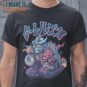 Shredder Fink Rath Fink Teenage Mutant Ninja Turtles Mashup T-Shirt, Retro Halloween Graphic Tee