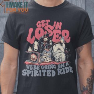Spirited Ride Mean Girls Anime Characters T-Shirt, Retro Halloween Graphic Tee