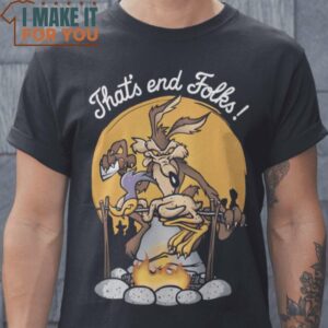 That’s end Folks Looney Tunes T-Shirt, Retro Halloween Graphic Tee