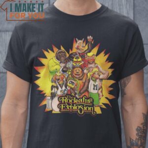 The Rock-afire Explosion ShowBiz Pizza Place T-Shirt, Retro Halloween Graphic Tee