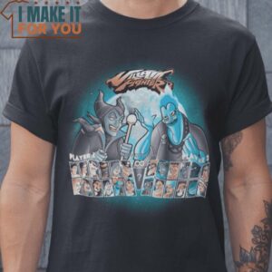 Villain Fighter Street Fighter T-Shirt, Retro Halloween Graphic Tee