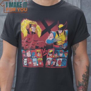 X-Fighter Street Fighter Marvel Characters T-Shirt, Retro Halloween Graphic Tee