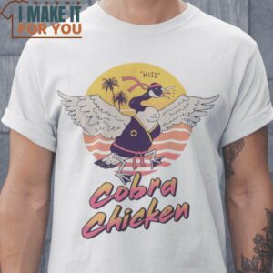 Cobra Chicken Cobra Kai T-Shirt, Retro Halloween Graphic Tee
