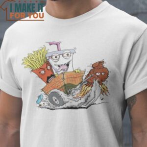 Danger Cart Aqua Teen Hunger Force T-Shirt, Retro Halloween Graphic Tee