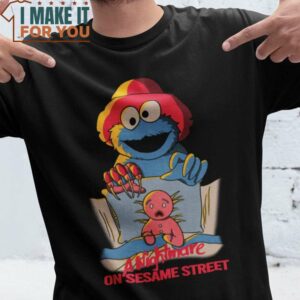 A Nightmare On Sesame Street The Muppets T-Shirt, Halloween Vintage Graphic Tee
