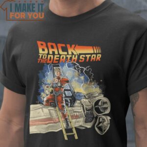 Back To The Death Star Back to the Future Luke Skywalker Star Wars T-Shirt, Halloween Vintage Graphic Tee