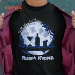 Hakuna Vodka Hakuna Matata T-Shirt, Halloween Vintage Graphic Tee