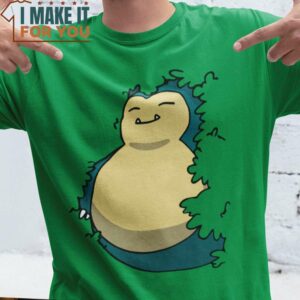 Hideaway Snorlax Pokemon T-Shirt, Halloween Vintage Graphic Tee