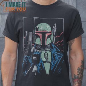Hunternator Boba Fett Star Wars T-Shirt, Halloween Vintage Graphic Tee