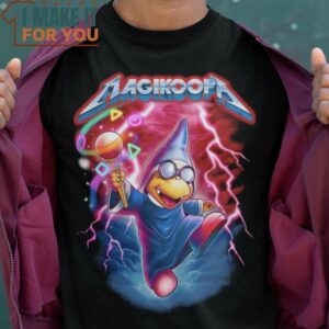 Magikoopa Super Mario T-Shirt, Halloween Vintage Graphic Tee