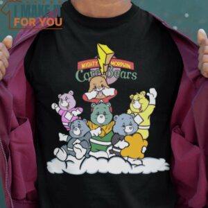 Mighty Morphin Care Bears Mighty Morphin Power Rangers Care Bears T-Shirt, Halloween Vintage Graphic Tee