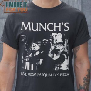 Munch Chuck E. Cheese T-Shirt, Halloween Vintage Graphic Tee