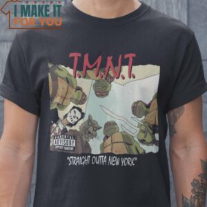 TMNT Outta NY Teenage Mutant Ninja Turtles T-Shirt, Halloween Vintage Graphic Tee