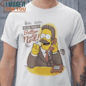 Better Call Ned The Simpsons Super Mario Bros Mashup T-Shirt, Halloween Vintage Graphic Tee
