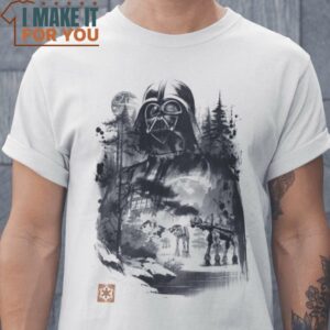 Dark Lord Sumi-e Darth Vader T-Shirt, Halloween Vintage Graphic Tee