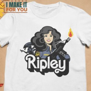 Ripley Alien T-Shirt, Halloween Vintage Graphic Tee