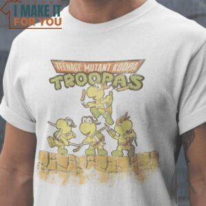 TMKT Teenage Mutant Ninja Turtles Koopa Troopas T-Shirt, Halloween Vintage Graphic Tee